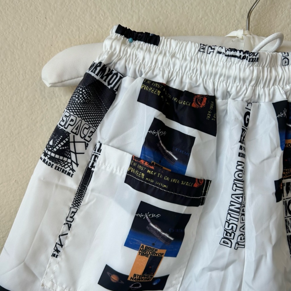 Sports Shorts With Back Pockets Tie Waist Time Space Made Extreme by Shein Small - Picture 9 of 12